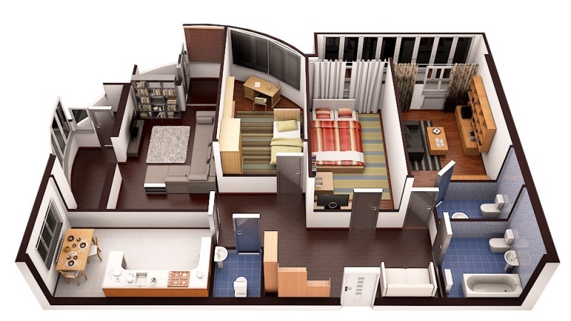 Электромонтаж 4-к квартиры <br>