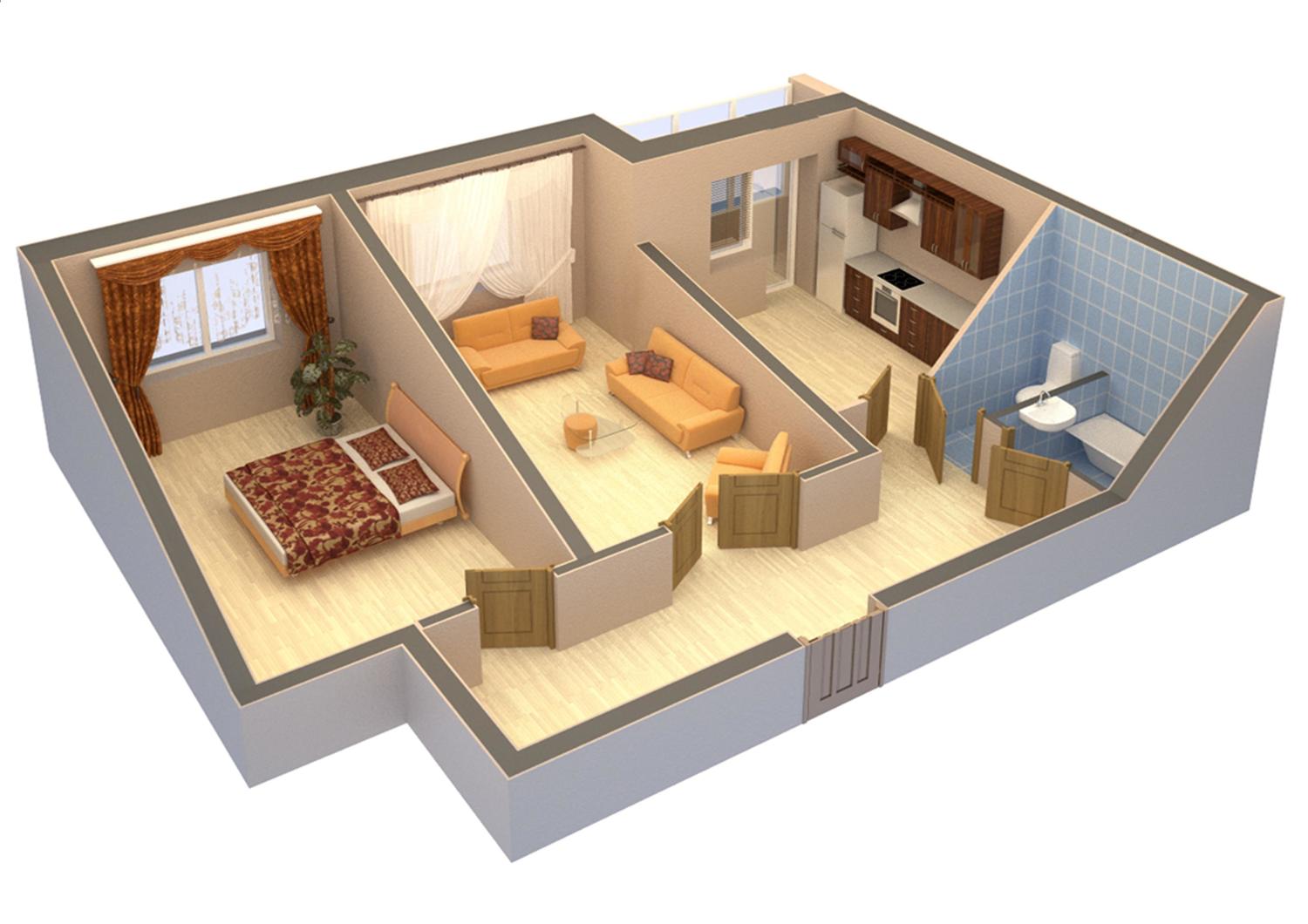 Электромонтаж 2-к квартиры <br>